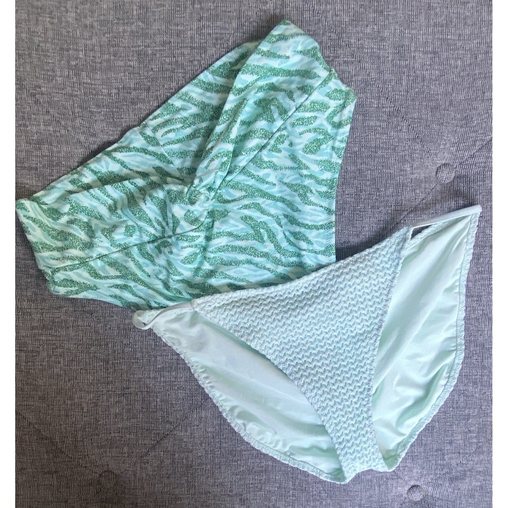 NWT Lof 2 Aerie Bikini Bottoms In Aqua Green Size XL‎ Retails $72